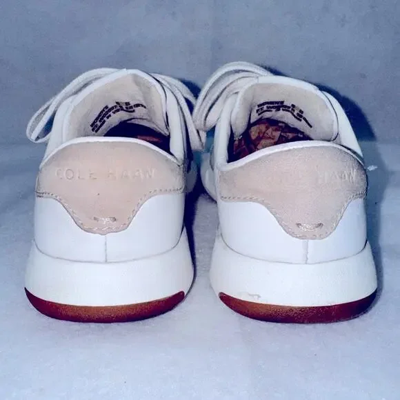 Women’s Cole Haan GrandPro Tennis Sneakers Optic White Leather size 6 - Picture 6 of 11